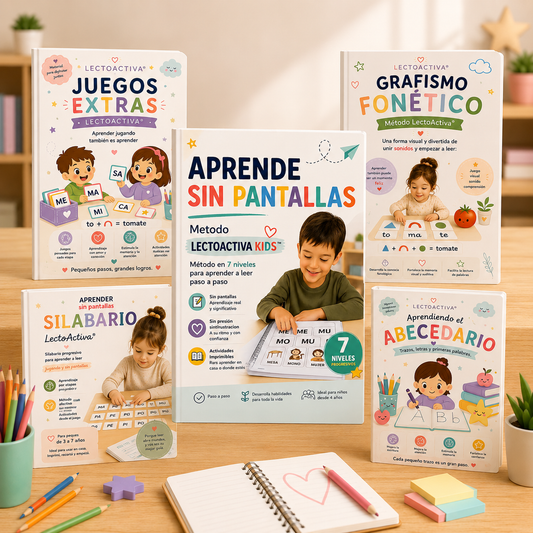 Aprender Sin Pantallas- Método LectoActiva